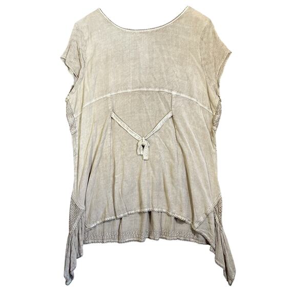 Monroe & Main Beige Tunic Top - Picture 3 of 10